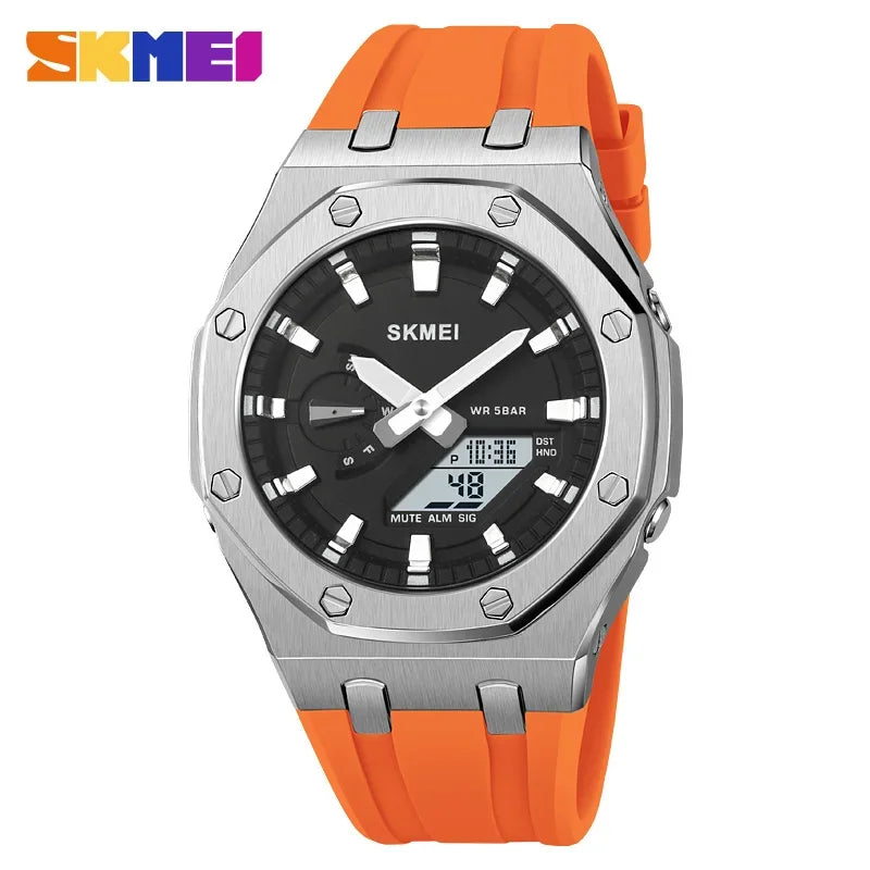 2243 Waterproof Night Glow Electronic Watch Student Electronic Watch Multi Functional Sports Men'S Watch