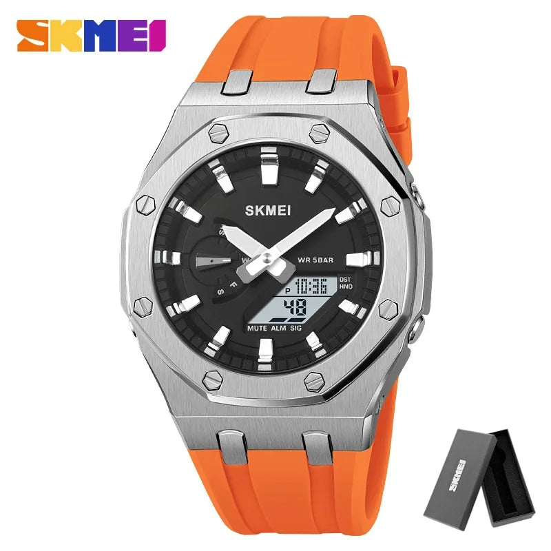 2243 Waterproof Night Glow Electronic Watch Student Electronic Watch Multi Functional Sports Men'S Watch